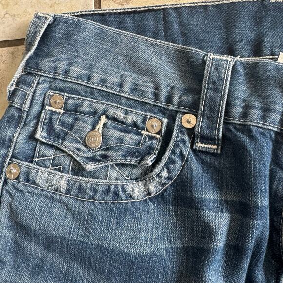 True Reglion Womens size 32 x 26 Straight High Rise Jeans Denim - Picture 11 of 13
